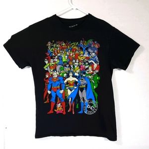 DC COMICS Original Universe T-Shirt Mens Medium